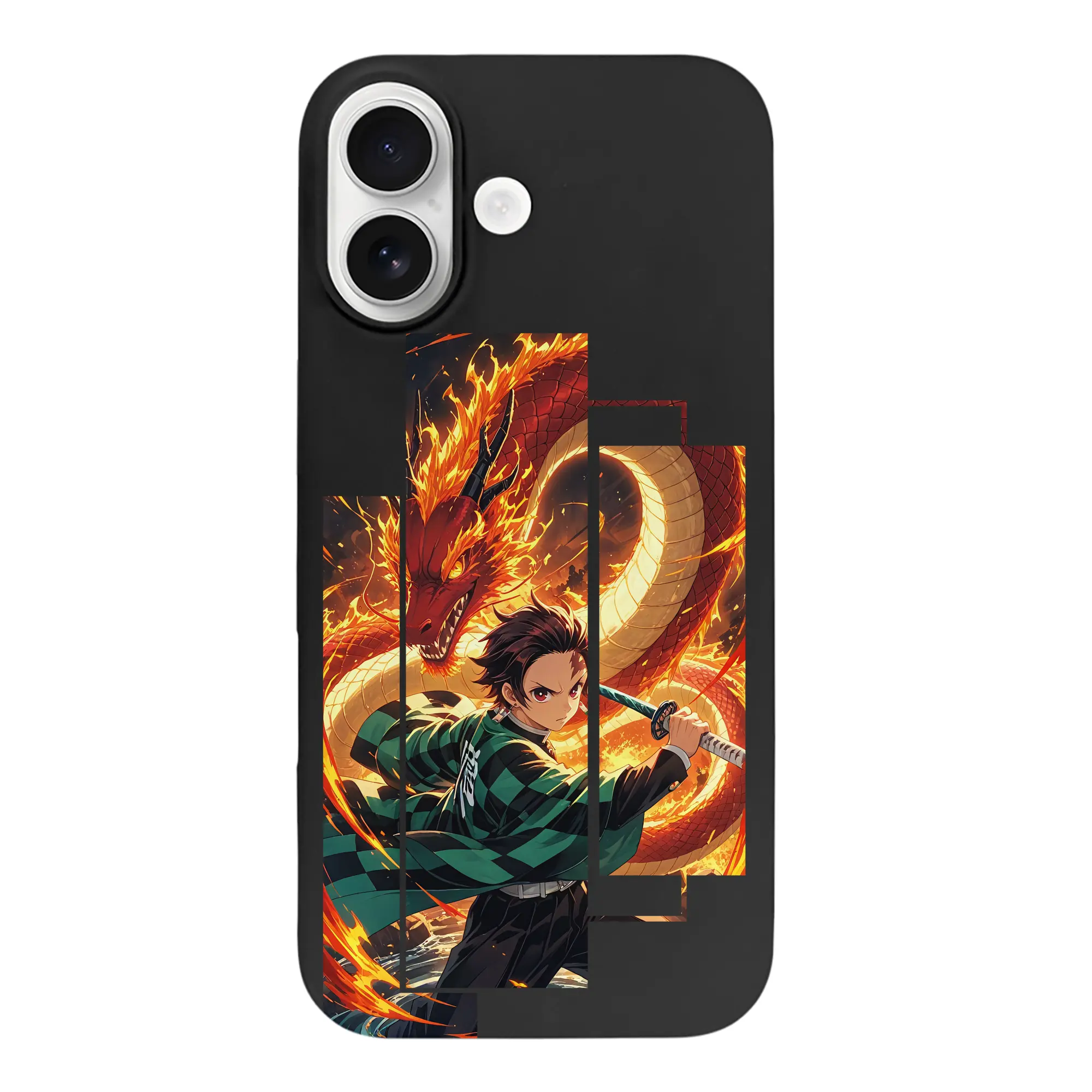 鬼滅の刃 グッズ,竈門 炭治郎 - iPhone 17 シリーズ シリコンケース 薄型 耐衝撃 指紋防止 ソフトタッチカバー 精密フィット 傷防止 保護ケース iPhone 17/17 Air/17 Pro/17 Pro Max 対応